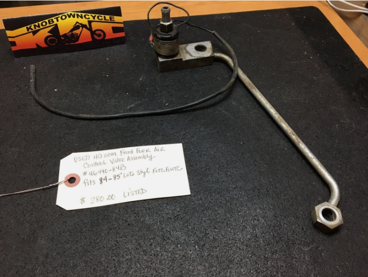 Suspension front fork air control 
